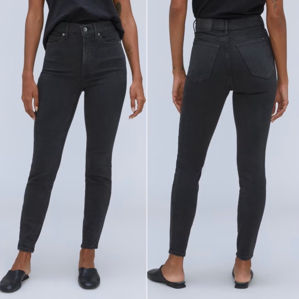 Everlane Way High Ankle Skinny Jeans, Size 35 - See Measurments